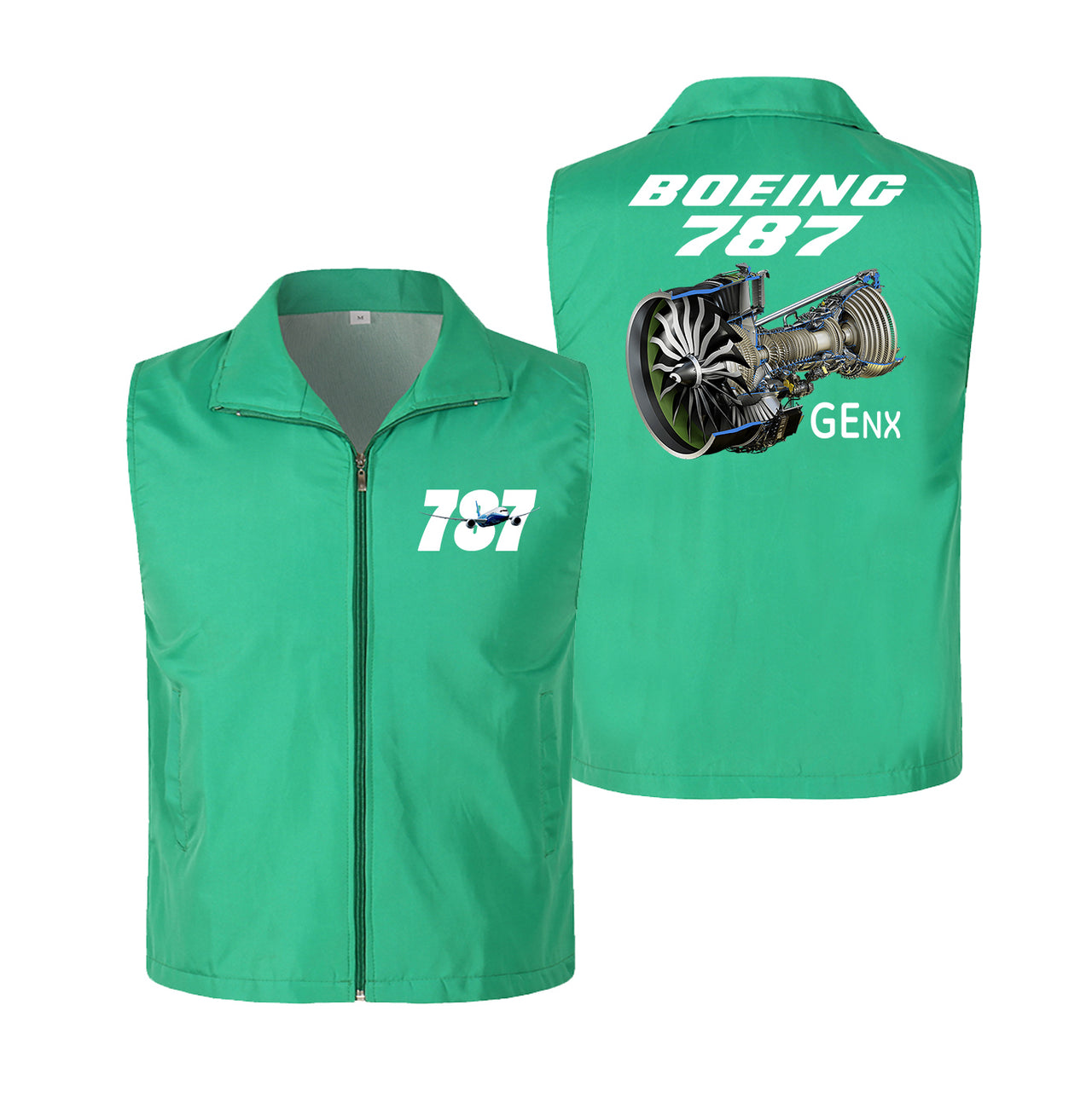 Boeing 787 & GENX Engine Designed Thin Style Vests