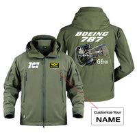 Thumbnail for Boeing 787 & GENX Engine Designed Military Jackets (Customizable)