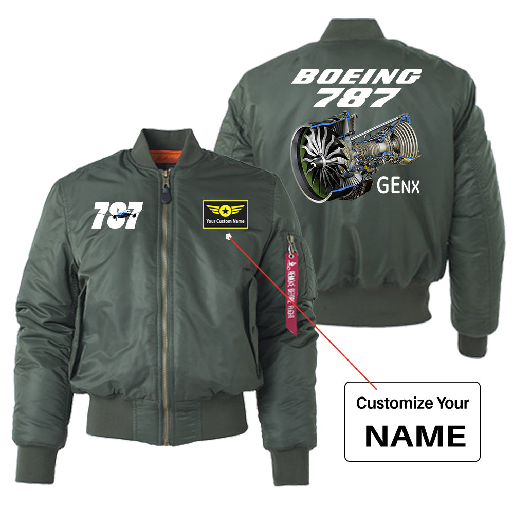 Boeing 787 & GENX Engine Designed "Women" Bomber Jackets