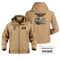 Thumbnail for Boeing 787 & GENX Engine Designed Military Jackets (Customizable)