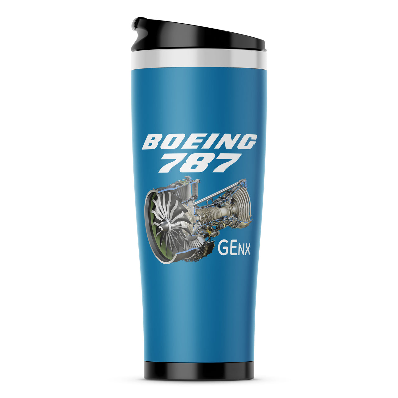 Boeing 787 & GENX Engine Designed Stainless Steel Travel Mugs
