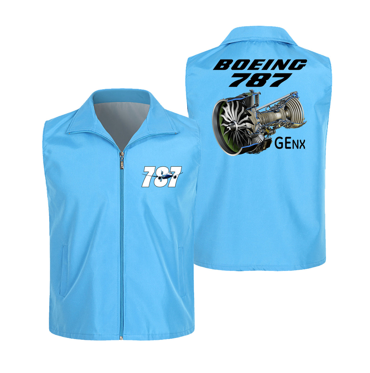 Boeing 787 & GENX Engine Designed Thin Style Vests