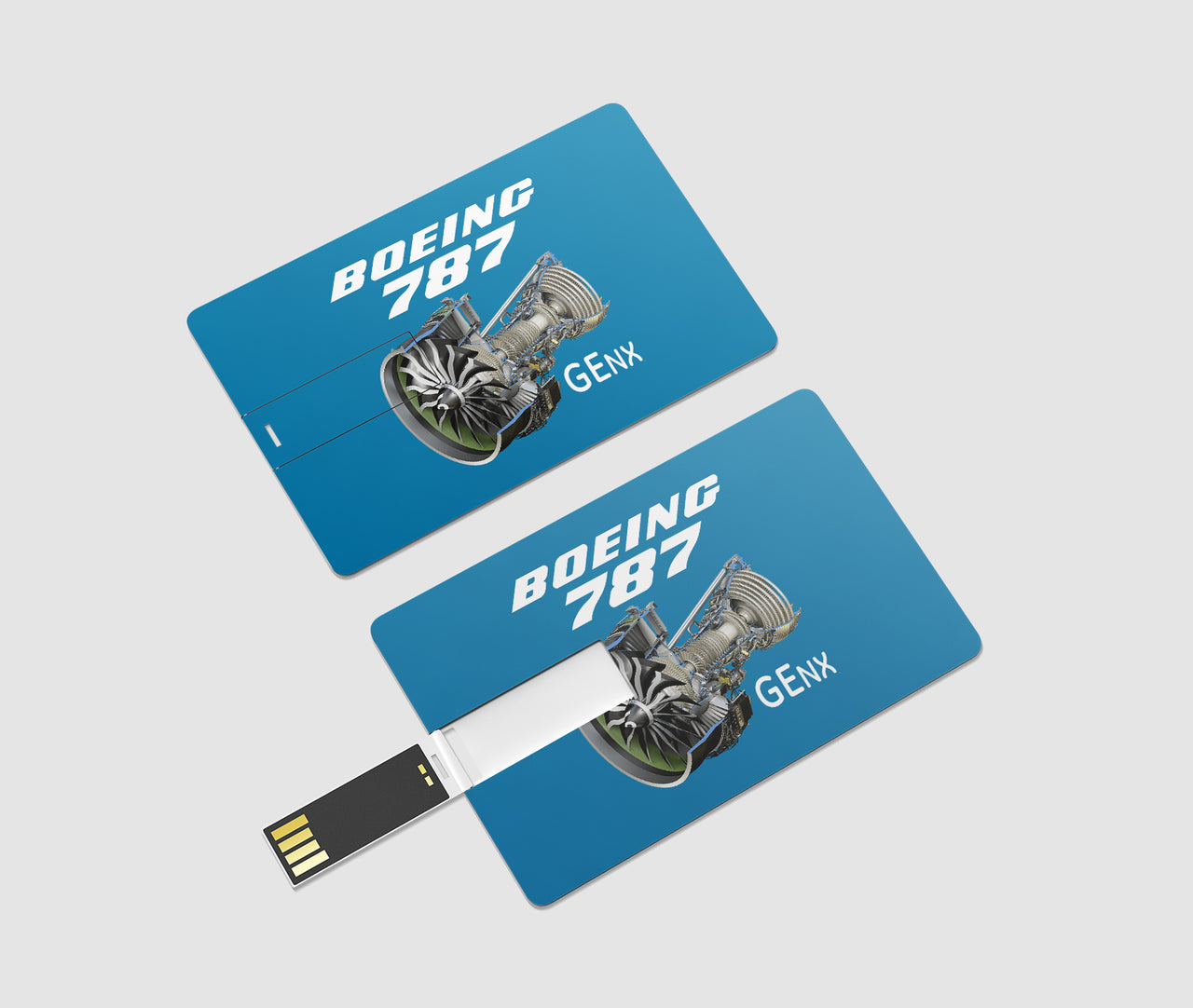 Boeing 787 & GENX Engine Designed USB Cards