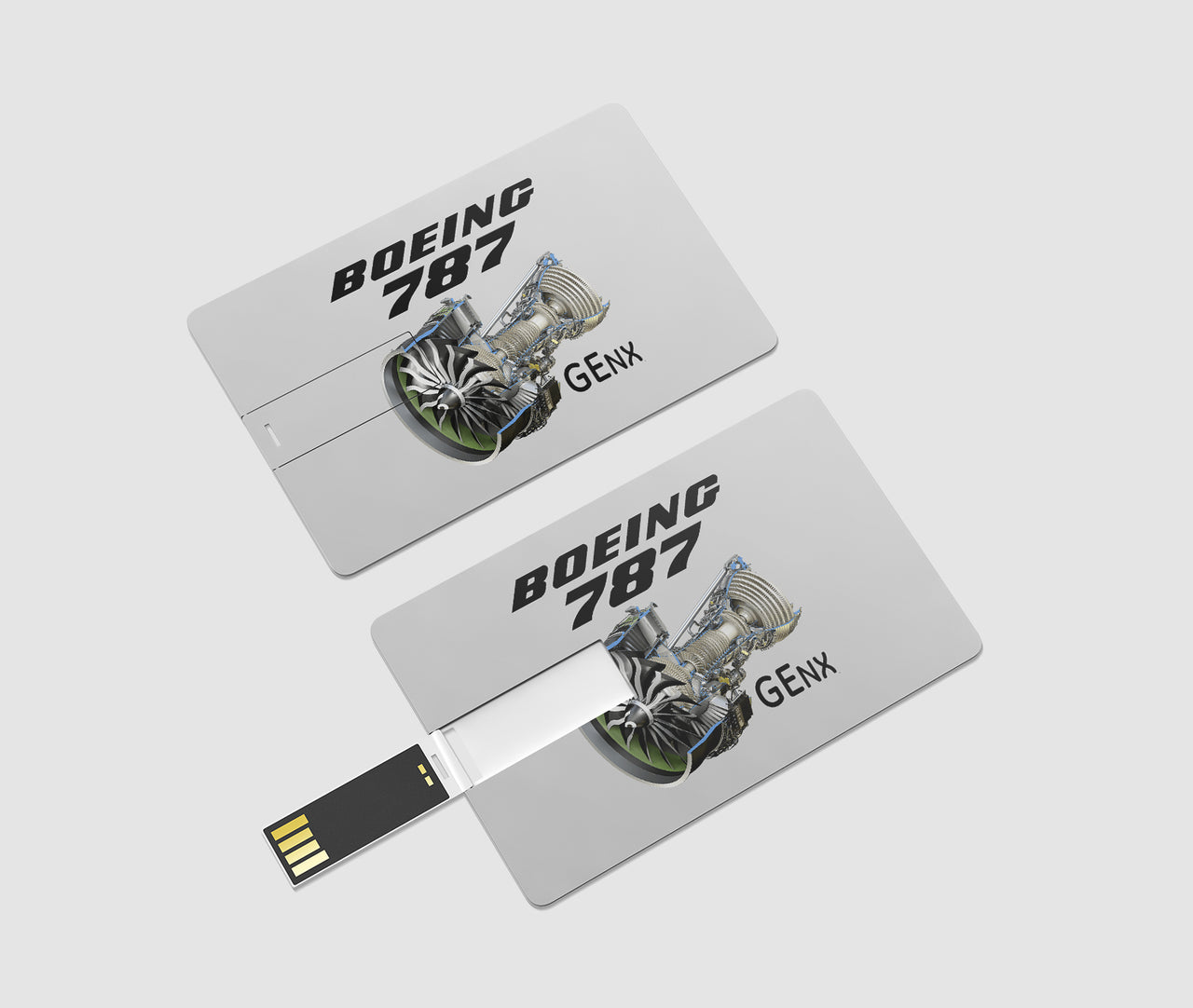 Boeing 787 & GENX Engine Designed USB Cards