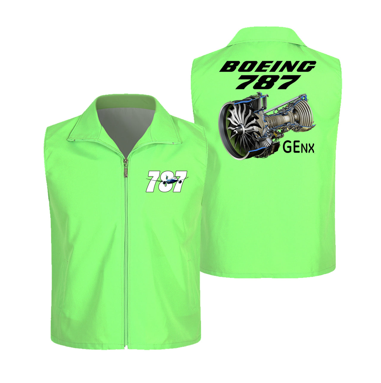 Boeing 787 & GENX Engine Designed Thin Style Vests