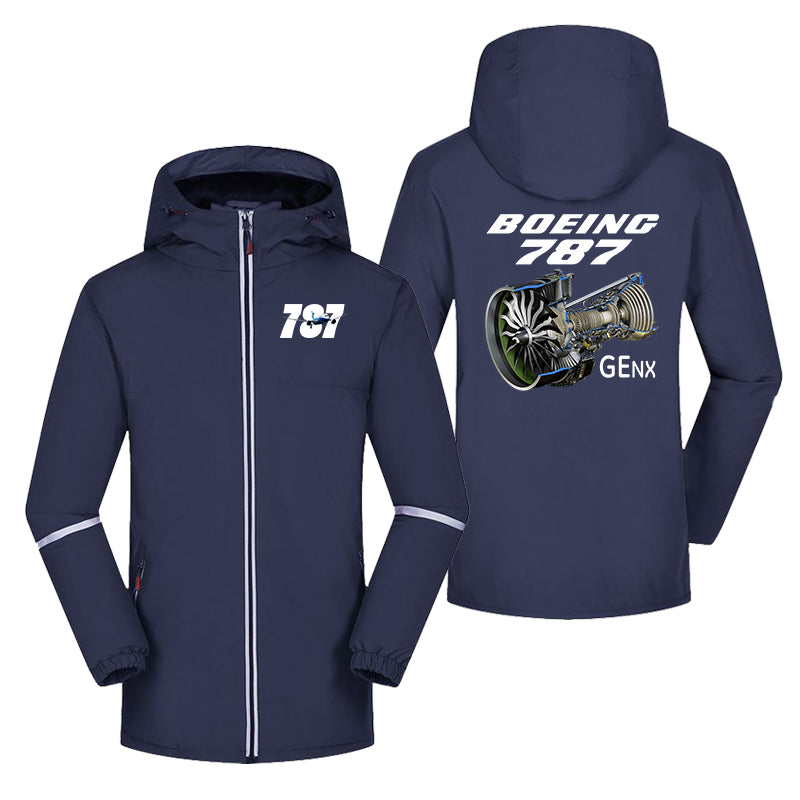 Boeing 787 & GENX Engine Designed Rain Coats & Jackets