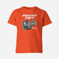 Thumbnail for Boeing 787 & GENX Engine Designed Children T-Shirts