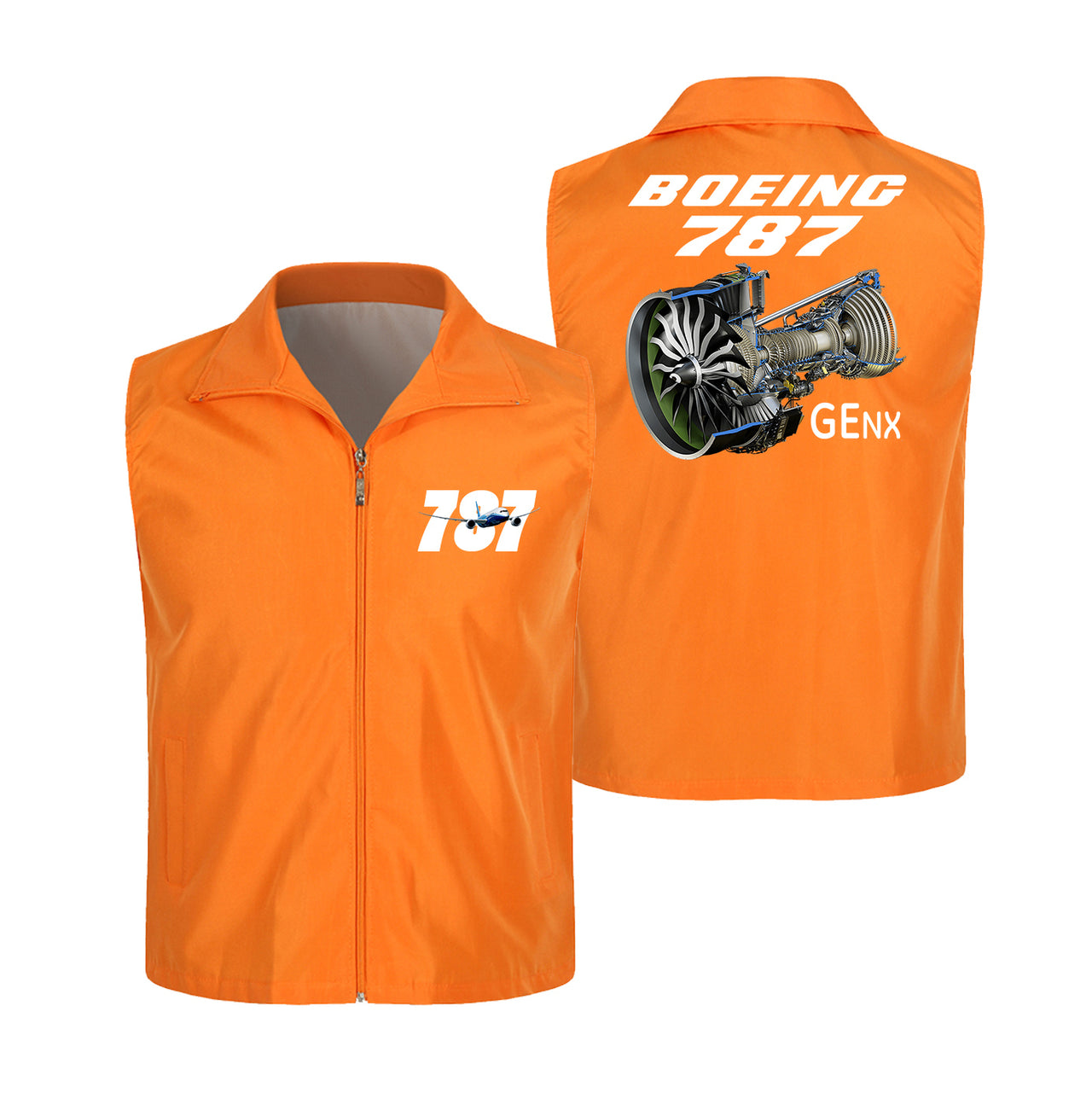 Boeing 787 & GENX Engine Designed Thin Style Vests