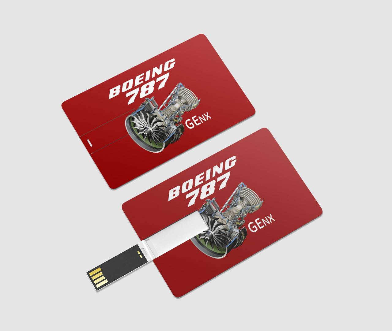 Boeing 787 & GENX Engine Designed USB Cards