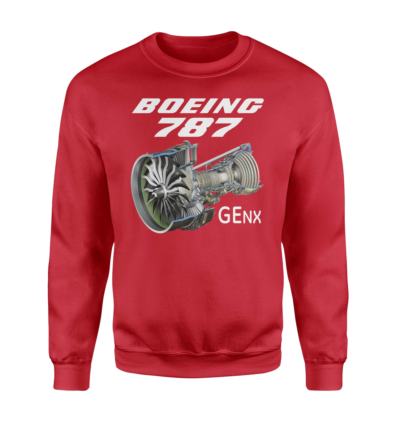 Boeing 787 & GENX Engine Designed Sweatshirts
