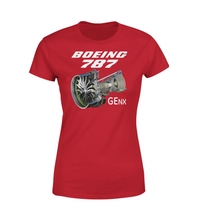 Thumbnail for Boeing 787 & GENX Engine Designed Women T-Shirts