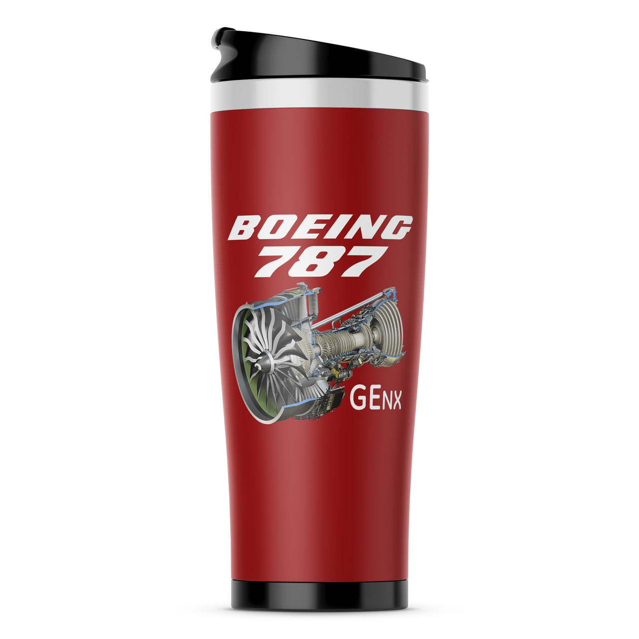 Boeing 787 & GENX Engine Designed Stainless Steel Travel Mugs