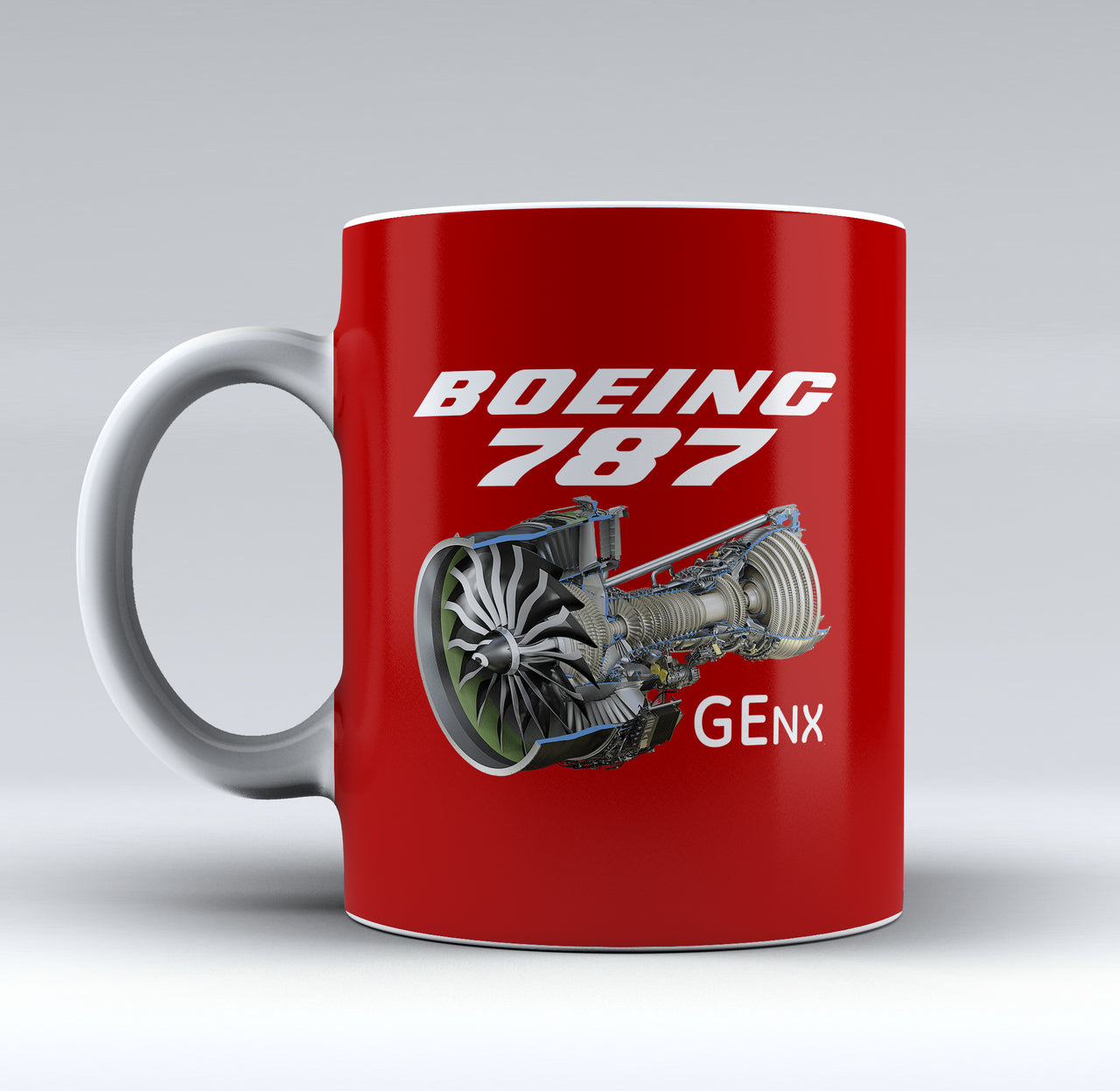 Boeing 787 & GENX Engine Designed Mugs