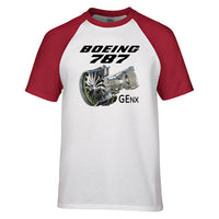 Thumbnail for Boeing 787 & GENX Engine Designed Raglan T-Shirts