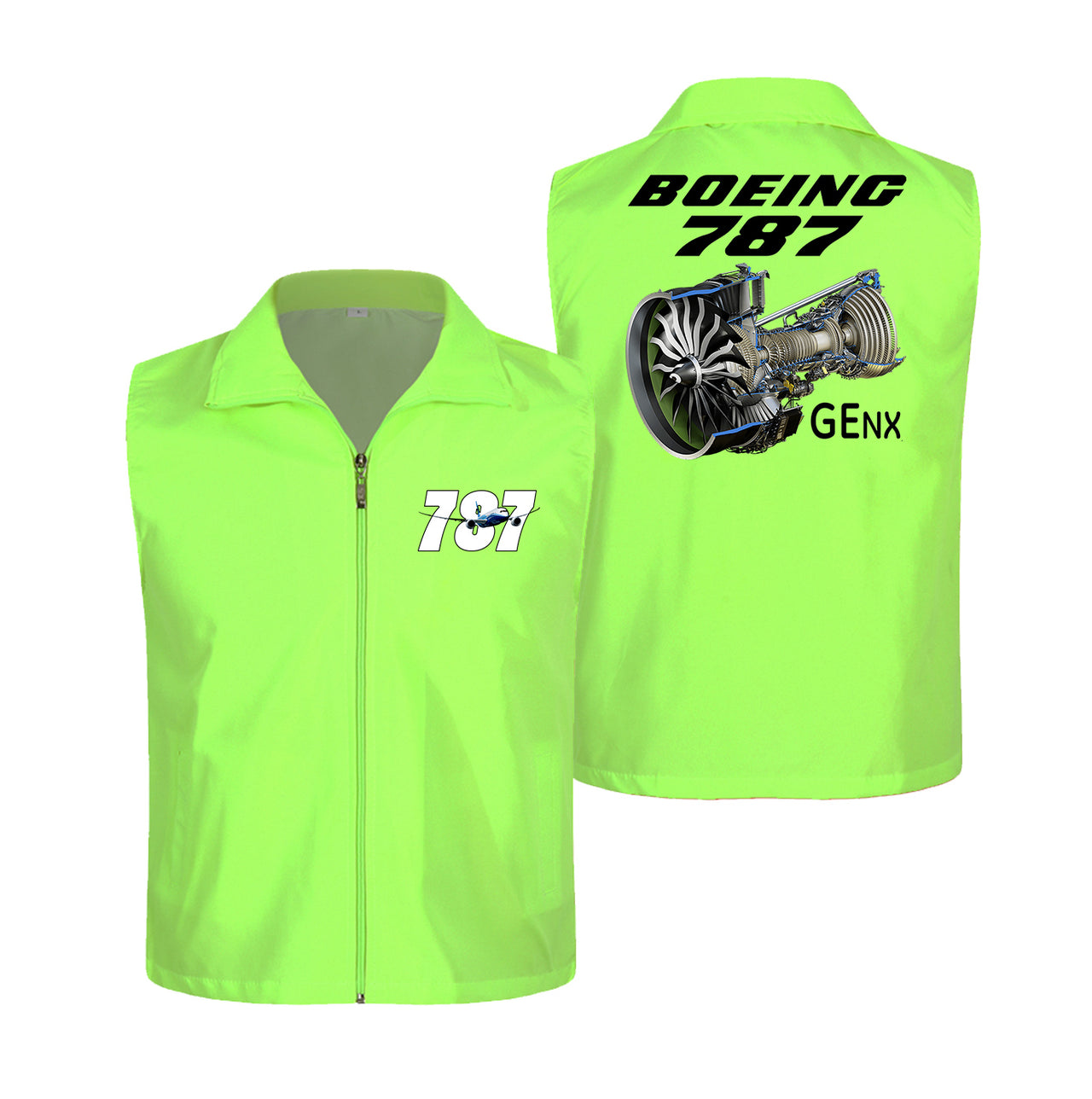 Boeing 787 & GENX Engine Designed Thin Style Vests