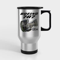 Thumbnail for Boeing 787 & GENX Engine Designed Travel Mugs (With Holder)