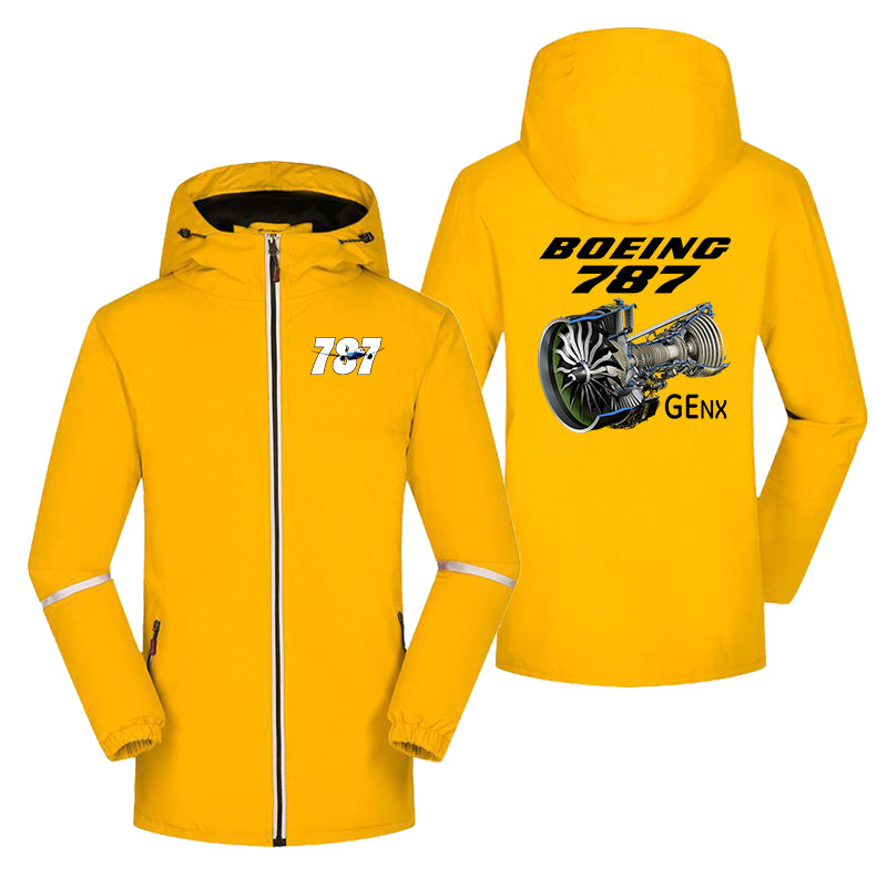 Boeing 787 & GENX Engine Designed Rain Coats & Jackets