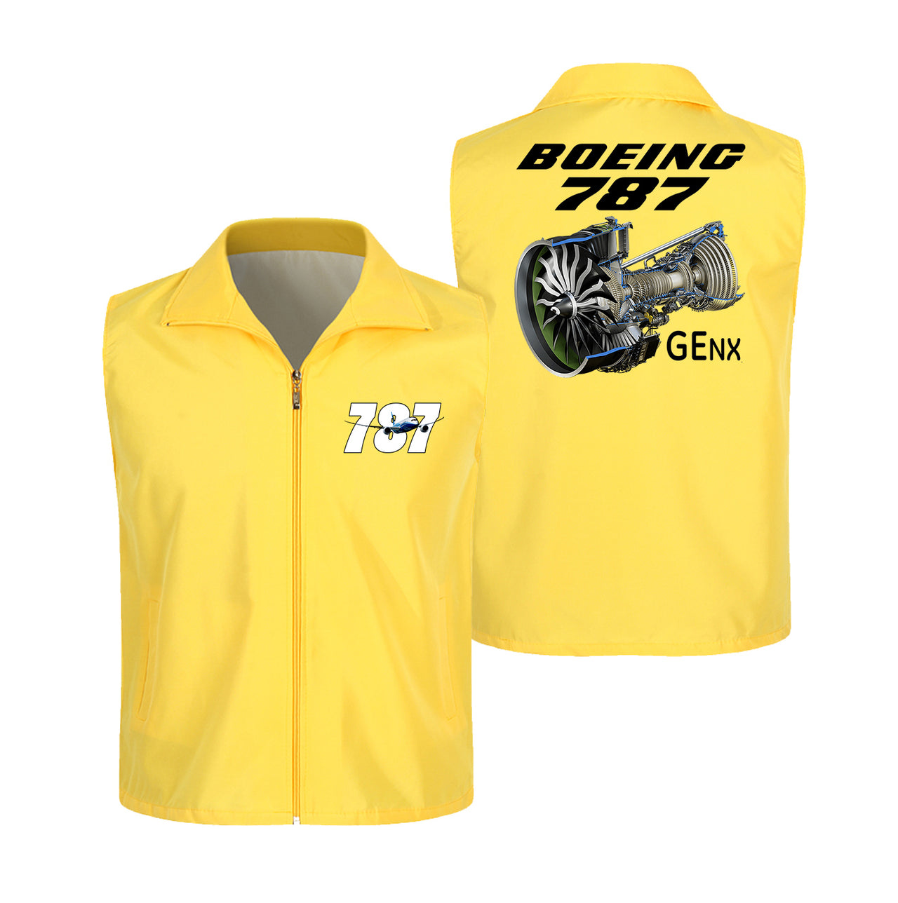 Boeing 787 & GENX Engine Designed Thin Style Vests