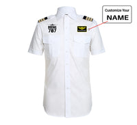 Thumbnail for Boeing 787 & Plane Designed Pilot Shirts