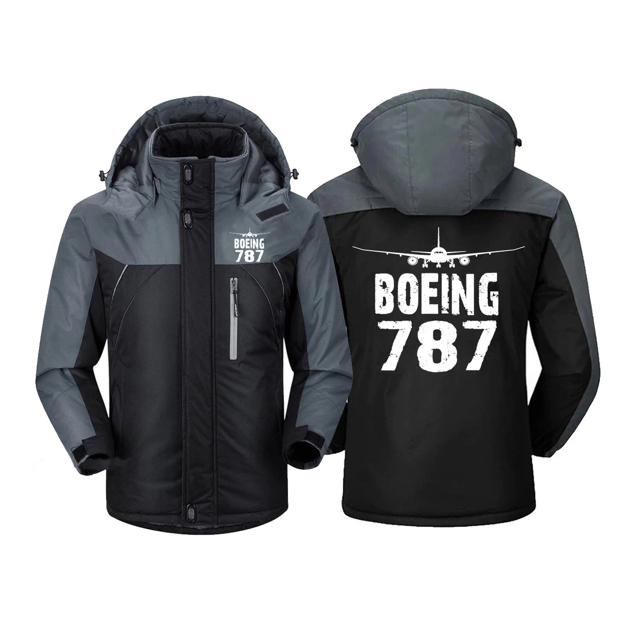 Boeing 787 & Plane Designed Thick Winter Jackets