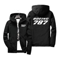 Thumbnail for Boeing 787 & Text Designed Windbreaker Jackets