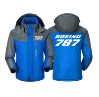 Thumbnail for Boeing 787 & Text Designed Thick Winter Jackets