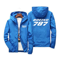 Thumbnail for Boeing 787 & Text Designed Windbreaker Jackets