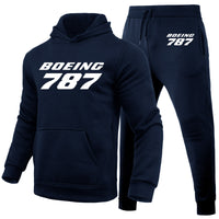 Thumbnail for Boeing 787 & Text Designed Hoodies & Sweatpants Set