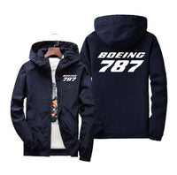 Thumbnail for Boeing 787 & Text Designed Windbreaker Jackets