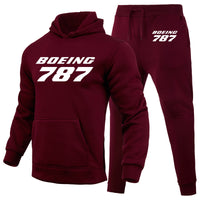 Thumbnail for Boeing 787 & Text Designed Hoodies & Sweatpants Set