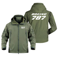 Thumbnail for Boeing 787 & Text Designed Military Jackets (Customizable)