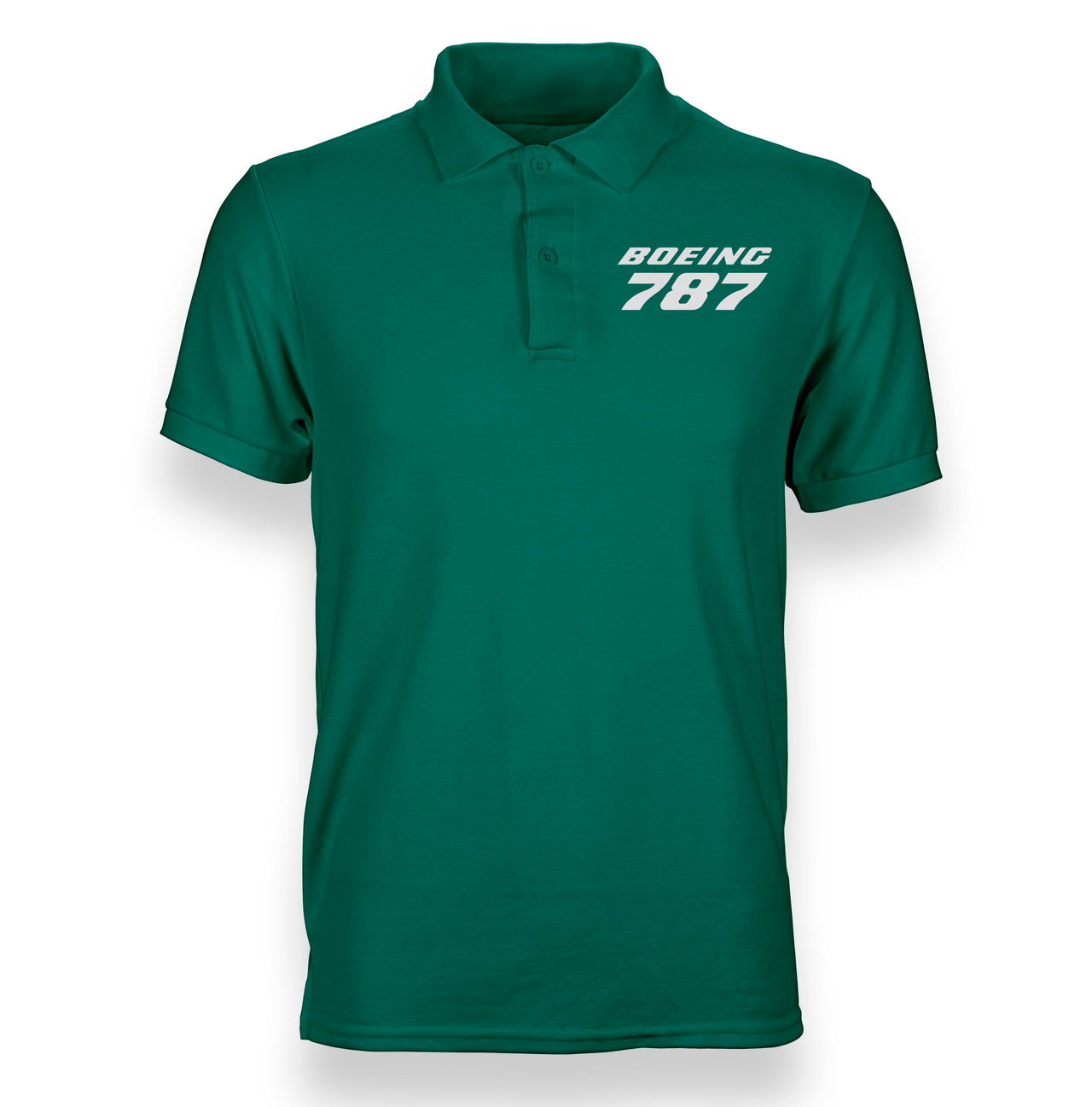 Boeing 787 & Text Designed Polo T-Shirts