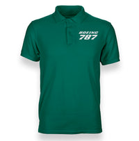Thumbnail for Boeing 787 & Text Designed Polo T-Shirts