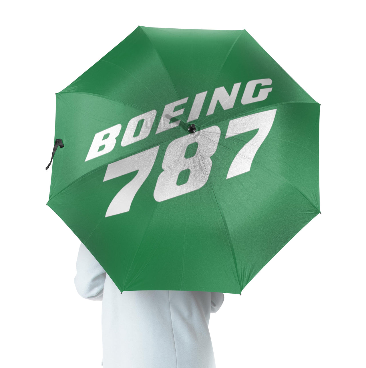 Boeing 787 & Text Designed Umbrella
