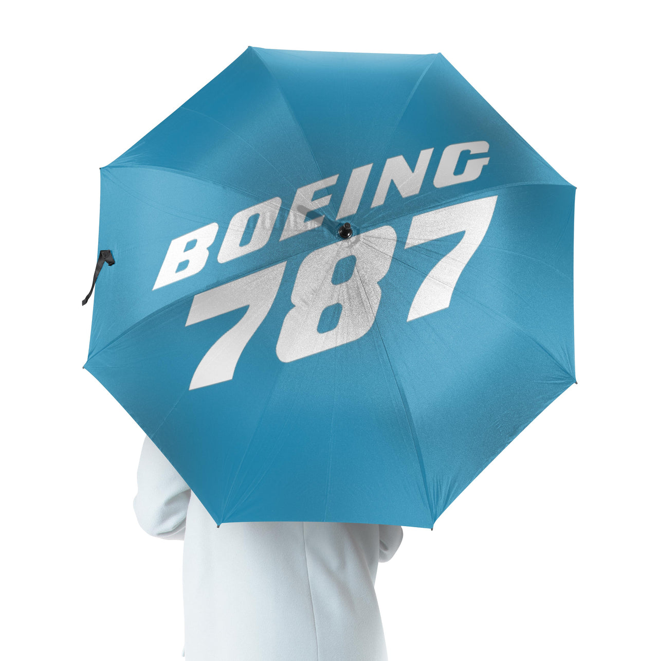 Boeing 787 & Text Designed Umbrella