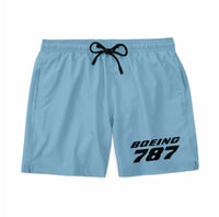 Thumbnail for Boeing 787 & Text Designed Swim Trunks & Shorts