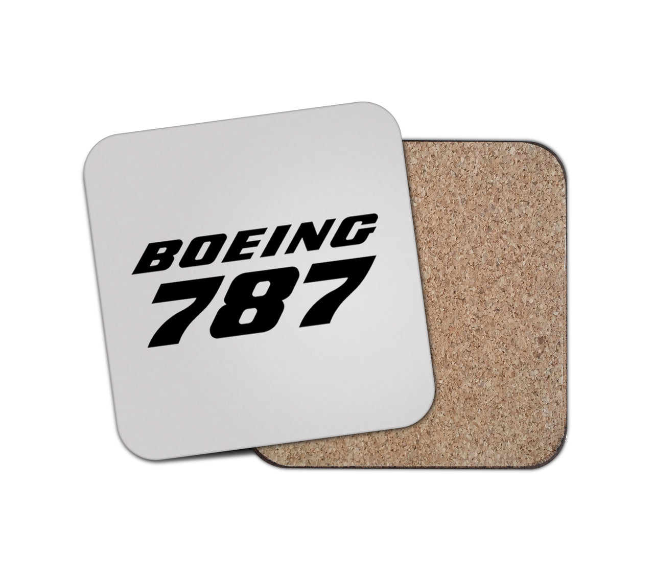 Boeing 787 & Text Designed Coasters