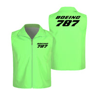 Thumbnail for Boeing 787 & Text Designed Thin Style Vests