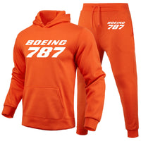 Thumbnail for Boeing 787 & Text Designed Hoodies & Sweatpants Set