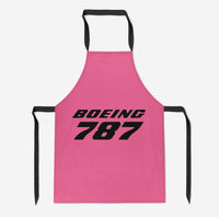 Thumbnail for Boeing 787 & Text Designed Kitchen Aprons