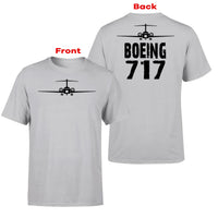 Thumbnail for Boeing 717 & Plane Designed Double-Side T-Shirts