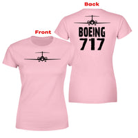 Thumbnail for Boeing 717 & Plane Designed Double-Side T-Shirts
