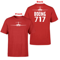 Thumbnail for Boeing 717 & Plane Designed Double-Side T-Shirts