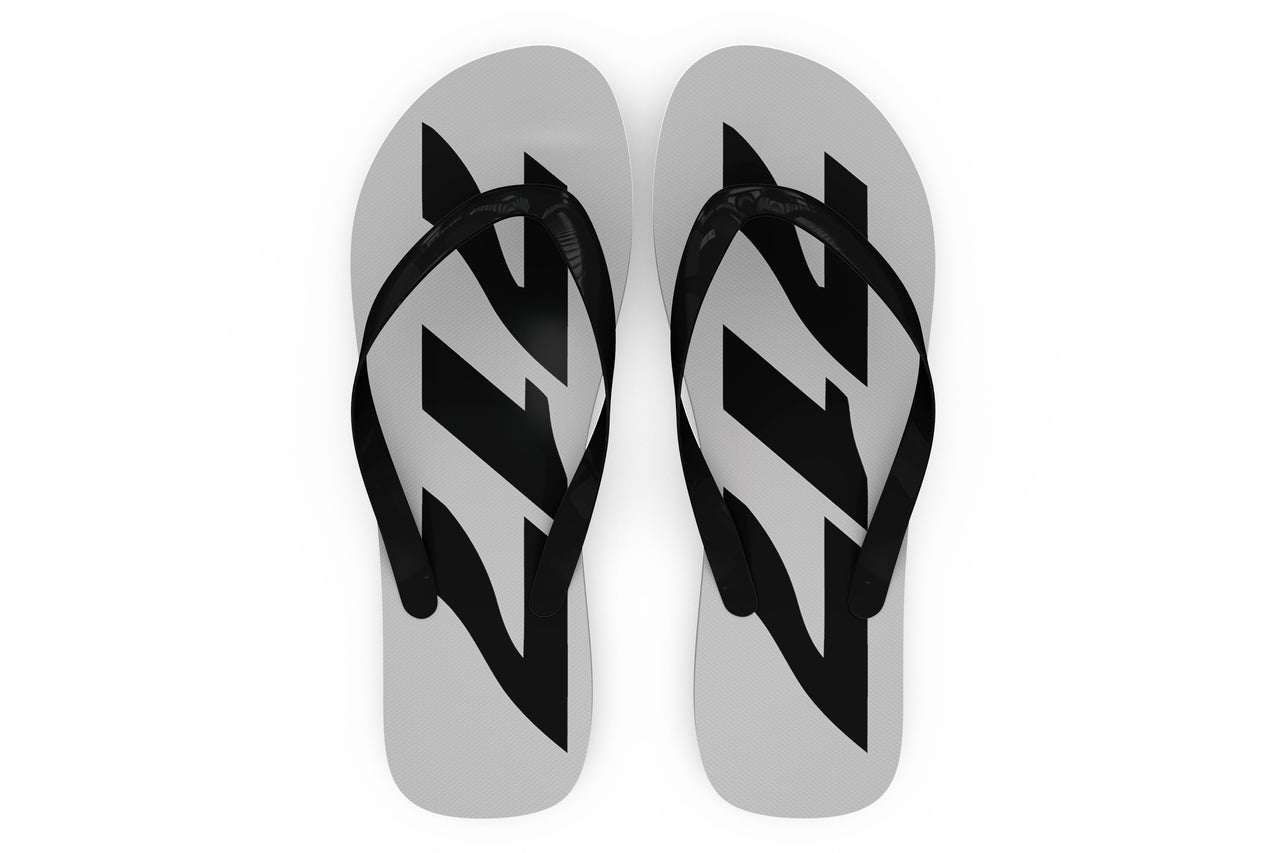 Boeing 717 Text Designed Slippers (Flip Flops)