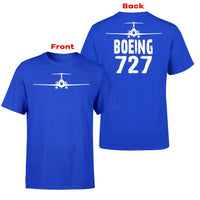 Thumbnail for Boeing 727 & Plane Designed Double-Side T-Shirts