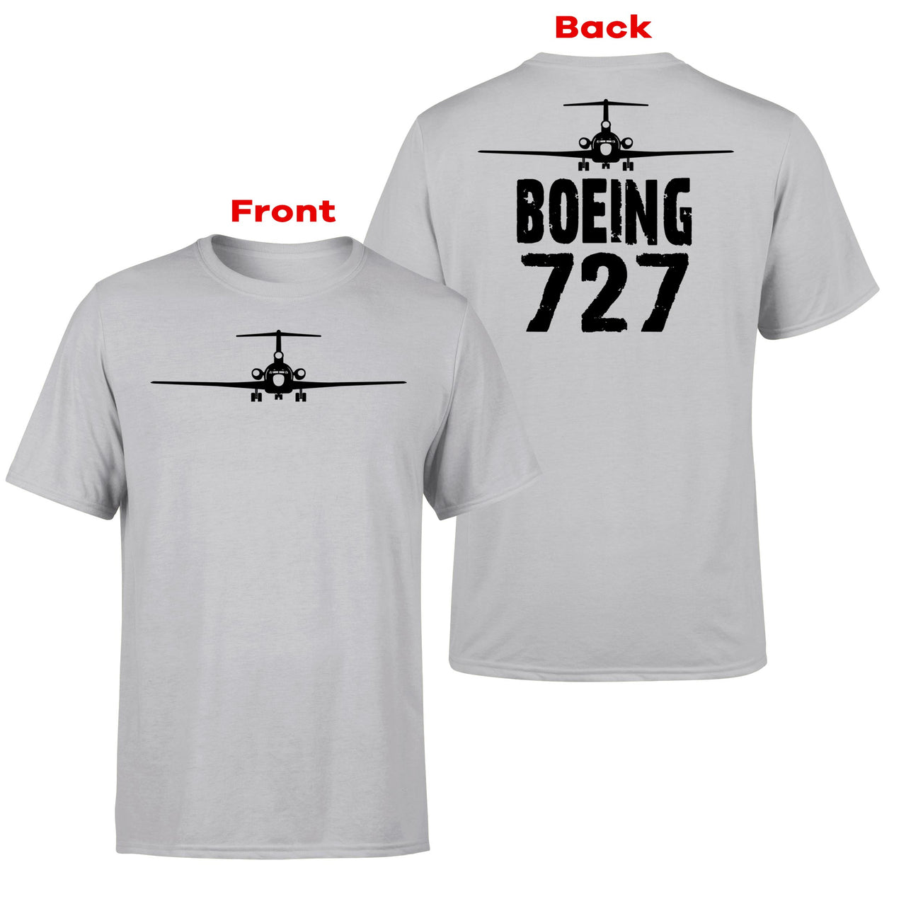Boeing 727 & Plane Designed Double-Side T-Shirts