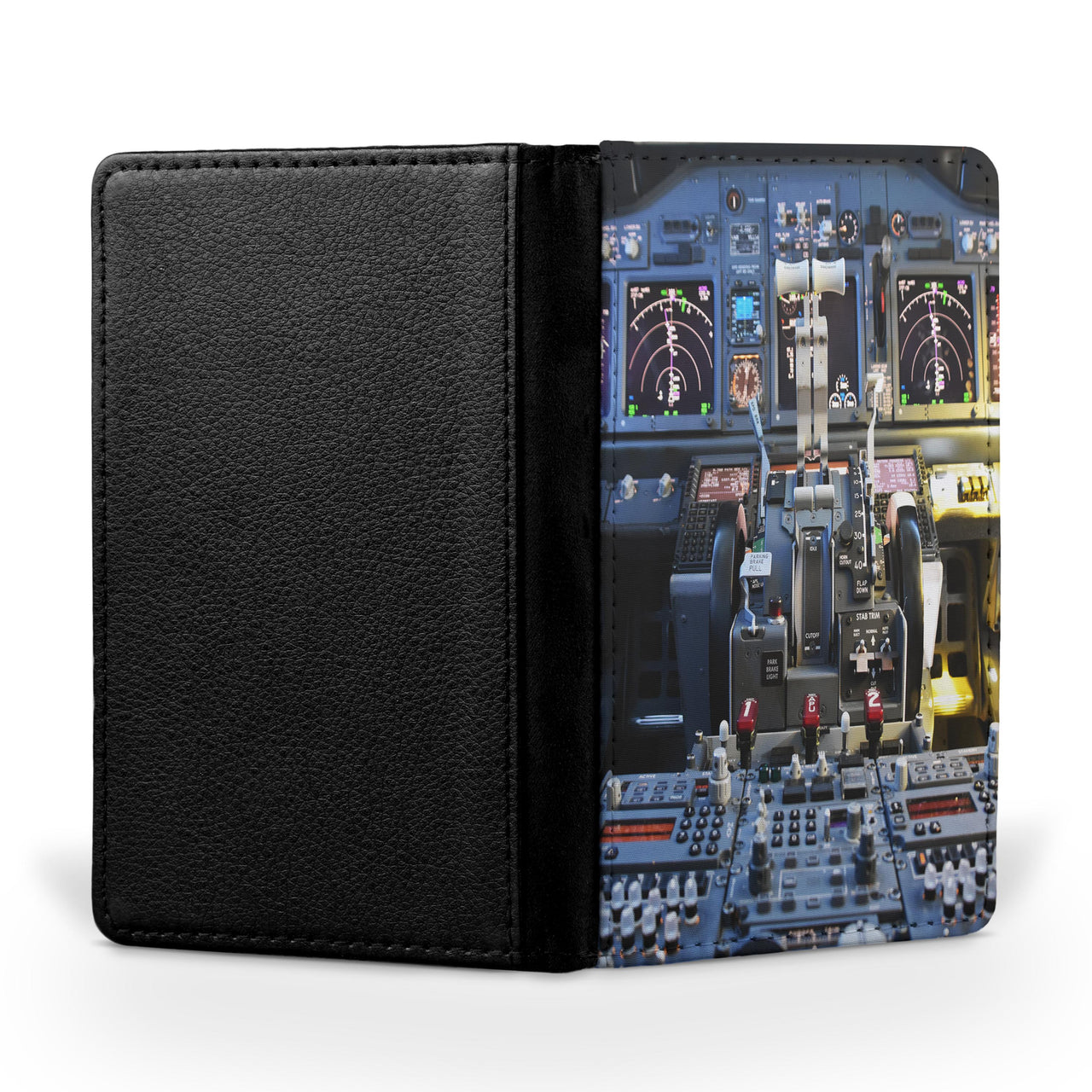 Boeing 737 Cockpit Printed Passport & Travel Cases