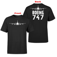 Thumbnail for Boeing 747 & Plane Designed Double-Side T-Shirts