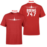 Thumbnail for Boeing 747 & Plane Designed Double-Side T-Shirts
