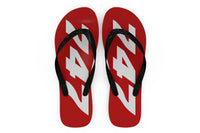 Thumbnail for Boeing 747 Text Designed Slippers (Flip Flops)